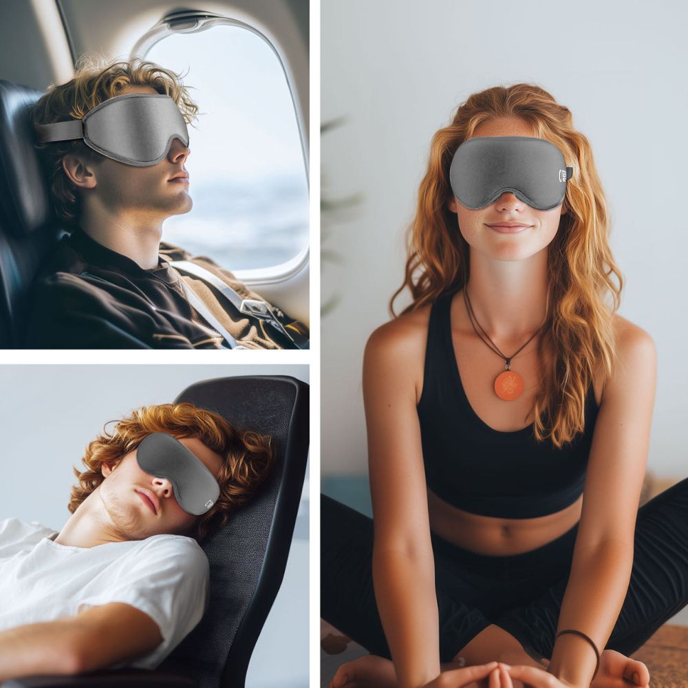 Miego kaukė Tech-Protect Eyeshade, pilka -- TECH-PROTECT//Akcesoria//Gadżety