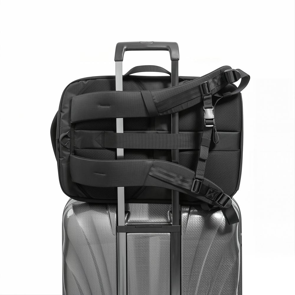 Kuprinė Tech-Protect Defender S70, kabinos bagažo, Ryanair ir Wizz Air, 24L, 40x30x20 cm, juoda --...