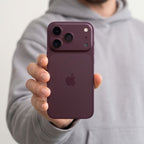 Kameros apsauginis stiklas Tech-Protect Camalloy Fit+ iPhone 18 Pro Max, bordo -- iPhone 18 Pro Max