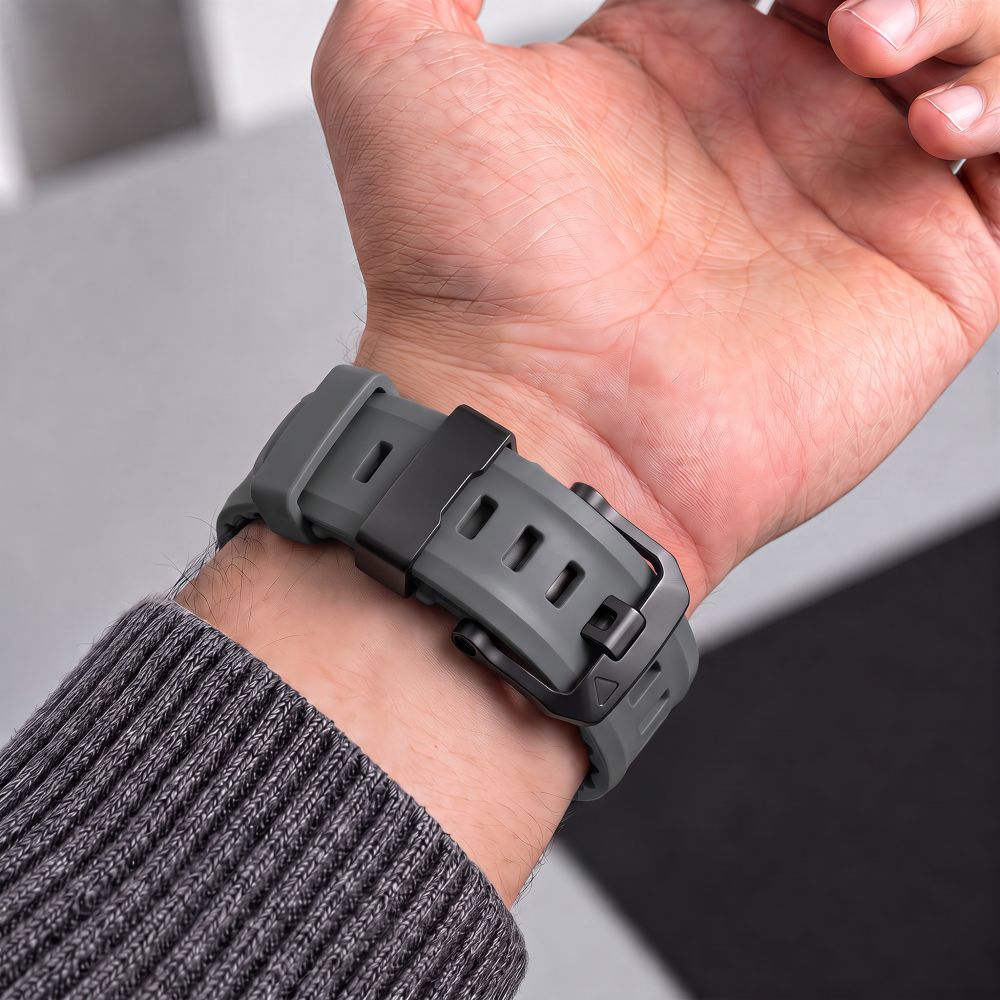 Dirželis Tech-Protect Motion Garmin Fenix 5X / 5X Plus / 6X / 6X Pro / 7X / 8 / 8 Pro / 9 / 9 Pro (47 mm), audros pilkos...