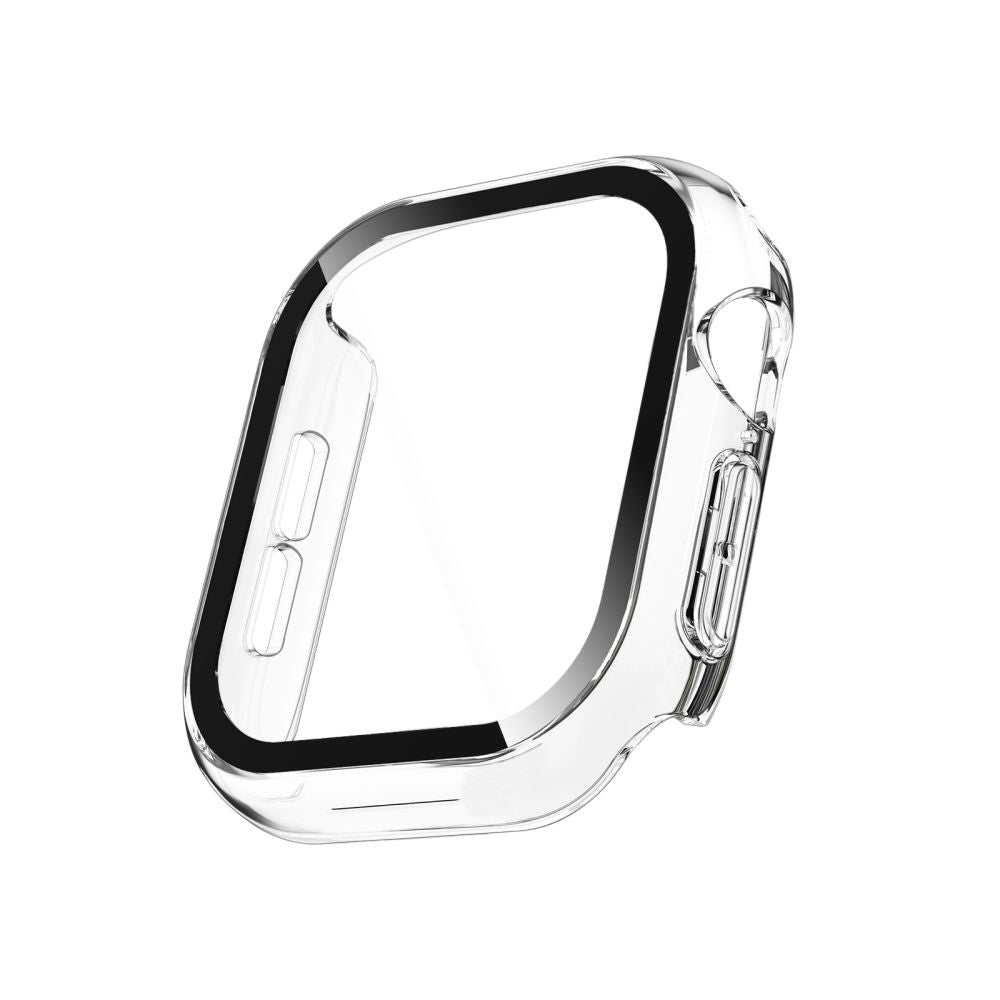Dėklas Tech-Protect Defense Apple Watch 12 (46 mm), 2 vnt., juodas ir skaidrus -- Apple Watch 12 (46 mm)