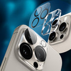 Kameros apsauginis stiklas Hofi Cam Pro+ iPhone 16 Pro / 16 Pro Max, skaidrus -- iPhone 16 Pro, iPhone 16 Pro Max