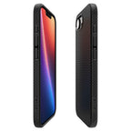 Dėklas Spigen Liquid Air Mag MagSafe iPhone 16e / 17e, matinis juodas -- iPhone 16e, iPhone 17e