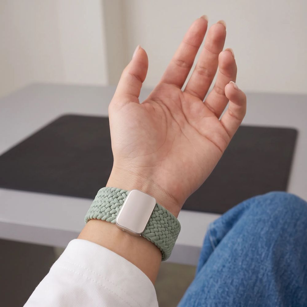 Dirželis Tech-Protect NylonMag Apple Watch 8 / 9 / 10 / 11 / 12 / SE (40 / 41 / 42 mm), pistacijų -- Apple Watch 8 (41...