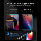 Apsauginis stiklas su privatumo filtru Spigen Glas.tR EZ Fit Pro AC HD Privacy iPhone Duo, 2 vnt. -- iPhone Duo