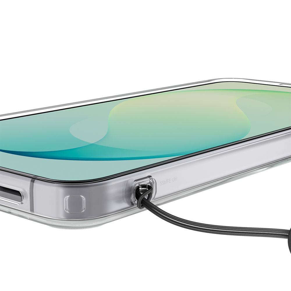 Dėklas Spigen Ultra Hybrid Mag MagSafe Galaxy S26 FE, skaidrus/baltas -- Galaxy S26 FE