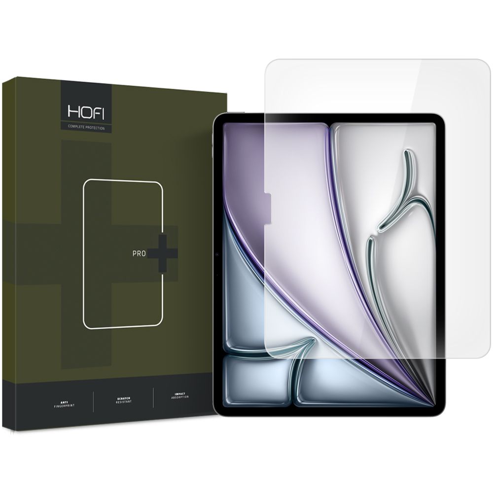 Apsauginis stiklas Hofi Glass Pro+ iPad Air 11 (6/7/8 karta, 2024-2026), skaidrus -- iPad Air 11