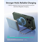 Dėklas ESR Cyber Tough Kickstand MagSafe iPhone 17 Pro Max / 18 Pro Max, žalias -- iPhone 17 Pro Max, iPhone 18 Pro Max