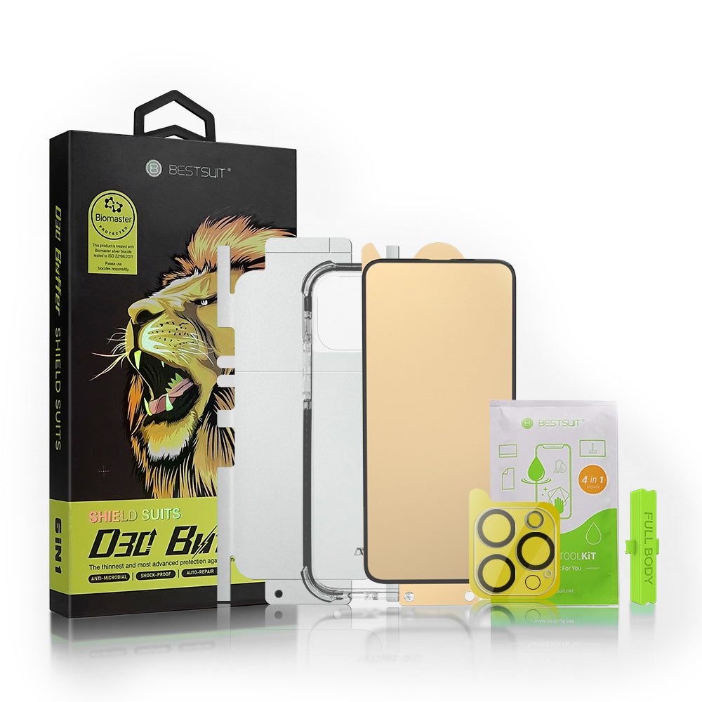 Bestsuit D30 Buffer 6in1 apsaugos rinkinys iPhone 13 mini -- iPhone 13 Mini