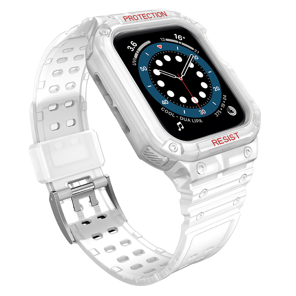 Protect Strap Band Apple Watch 38/40/41mm šarvuoto dėklo apyrankė - permatoma -- Apple Watch