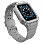 Protect Strap Band Apple Watch 38/40/41mm šarvuoto dėklo apyrankė - pilka, sidabrinė -- Apple Watch