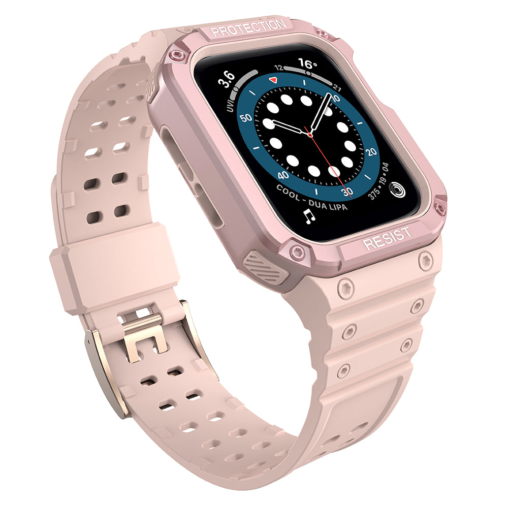 Protect Strap Band Apple Watch 38/40/41mm šarvuoto dėklo apyrankė - rožinė -- Apple Watch