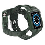 Protect Strap Band skirtas Apple Watch 38/40/41mm Šarvuoto Dėklo Diržełis - Žalias -- Apple Watch