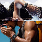 Protect Strap Band skirtas Apple Watch 42/44/45mm šarvuotas dėklas su dirželiu - mėlynas -- Apple Watch