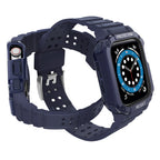 Protect Strap Band skirtas Apple Watch 42/44/45mm šarvuotas dėklas su dirželiu - mėlynas -- Apple Watch