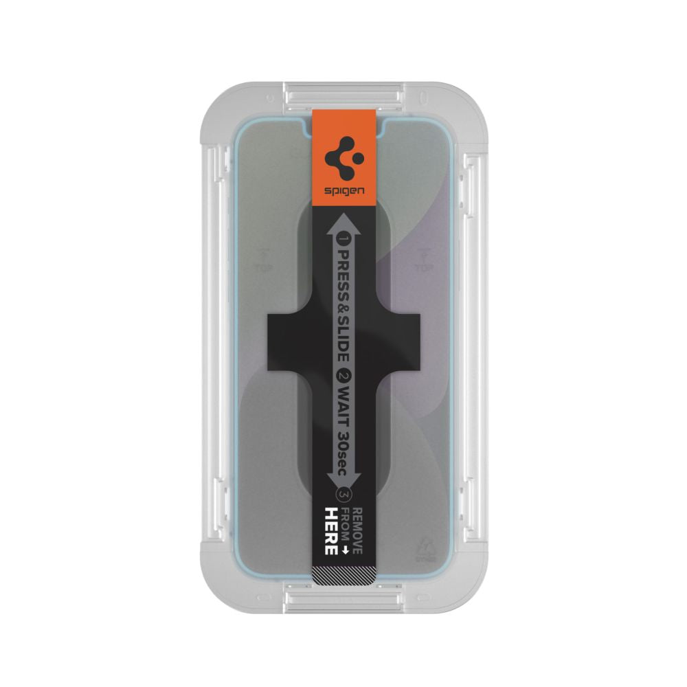 Spigen Glas TR EZ Fit grūdintas stiklas iPhone 13/14/16e -- iPhone 13 / iPhone 13 Pro / iPhone 14 / iPhone 16e