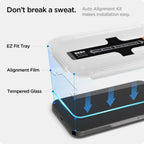 Spigen Glas TR EZ Fit grūdintas stiklas iPhone 13/14/16e -- iPhone 13 / iPhone 13 Pro / iPhone 14 / iPhone 16e