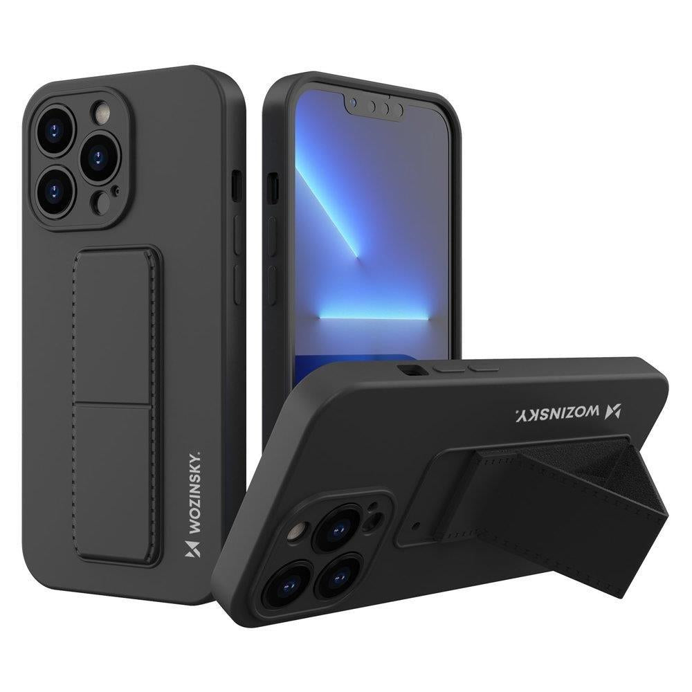 Wozinsky Kickstand dėklas iPhone 13 mini – juodas