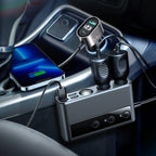 Joyroom JR-CL06 9in1 automobilinis įkroviklis 154W 5x USB-A / USB-C / 3x cigarečių degiklio lizdas PD QC PPS - juodas