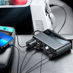 Joyroom JR-CL06 9in1 automobilinis įkroviklis 154W 5x USB-A / USB-C / 3x cigarečių degiklio lizdas PD QC PPS - juodas