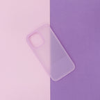 Silikoninis dėklas iPhone 13 Pro Kingxbar Plain – violetinis