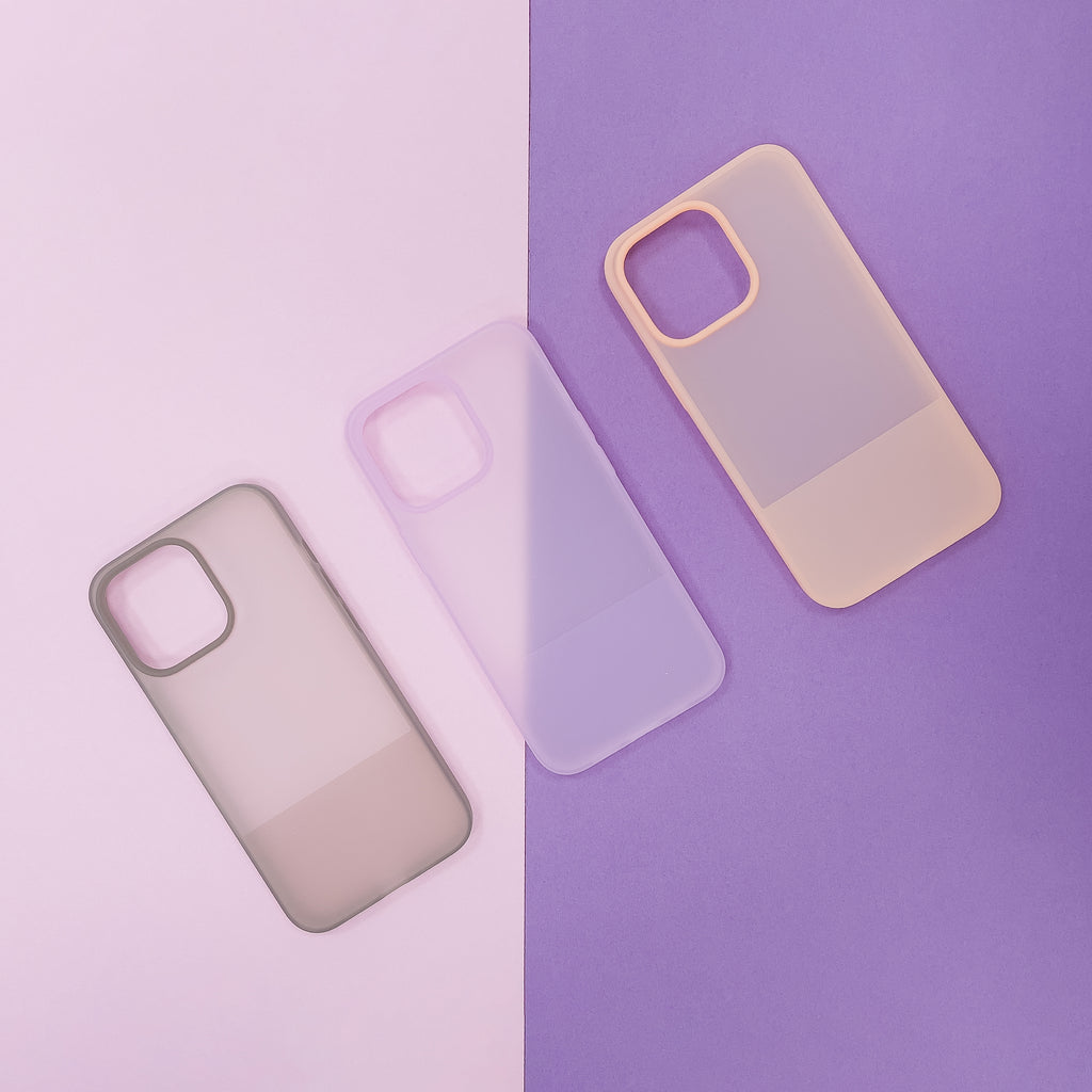 Silikoninis dėklas iPhone 13 Pro Kingxbar Plain – violetinis