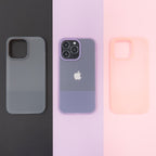 Silikoninis dėklas iPhone 13 Pro Kingxbar Plain – violetinis