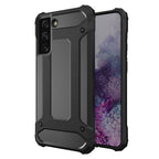 Hybrid Armor apsauginis dėklas Samsung Galaxy S22+ – juodas -- Samsung Galaxy S22+