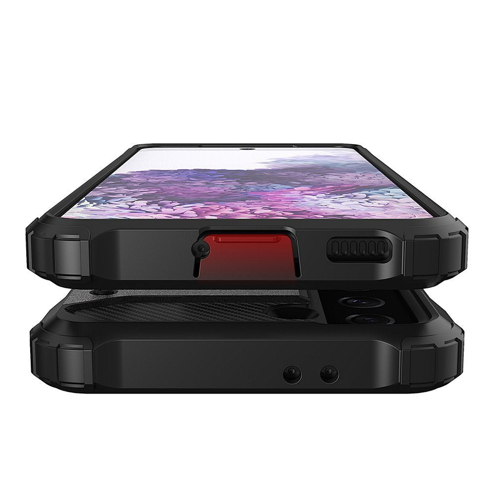 Hybrid Armor apsauginis dėklas Samsung Galaxy S22+ – juodas -- Samsung Galaxy S22+