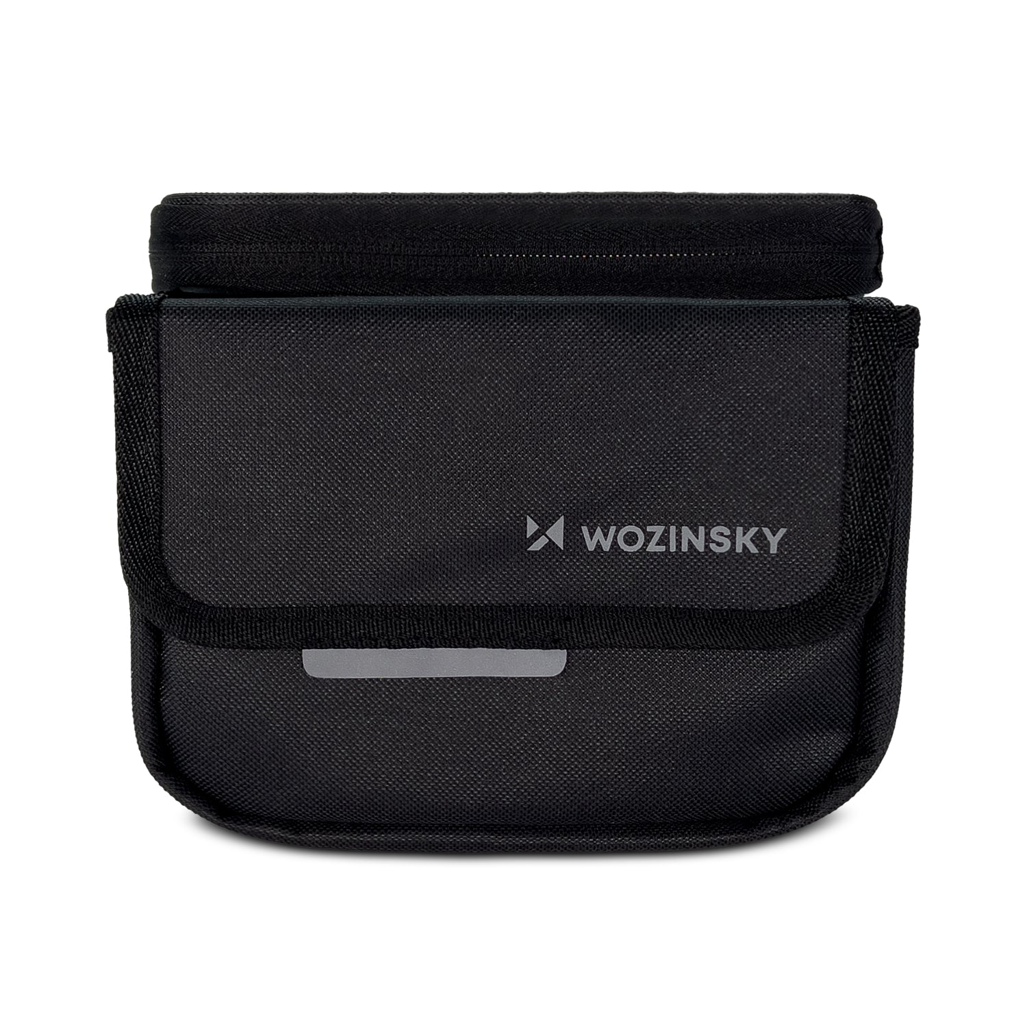 Wozinsky 1,5L Dviračio Rėmo Krepšys su Išmaniojo Telefono Langu – Juodas (WBB26BK) -- Bicycle Bags