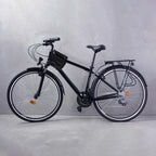 Wozinsky 1,5L Dviračio Rėmo Krepšys su Išmaniojo Telefono Langu – Juodas (WBB26BK) -- Bicycle Bags