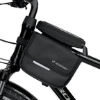Wozinsky 1,5L Dviračio Rėmo Krepšys su Išmaniojo Telefono Langu – Juodas (WBB26BK) -- Bicycle Bags