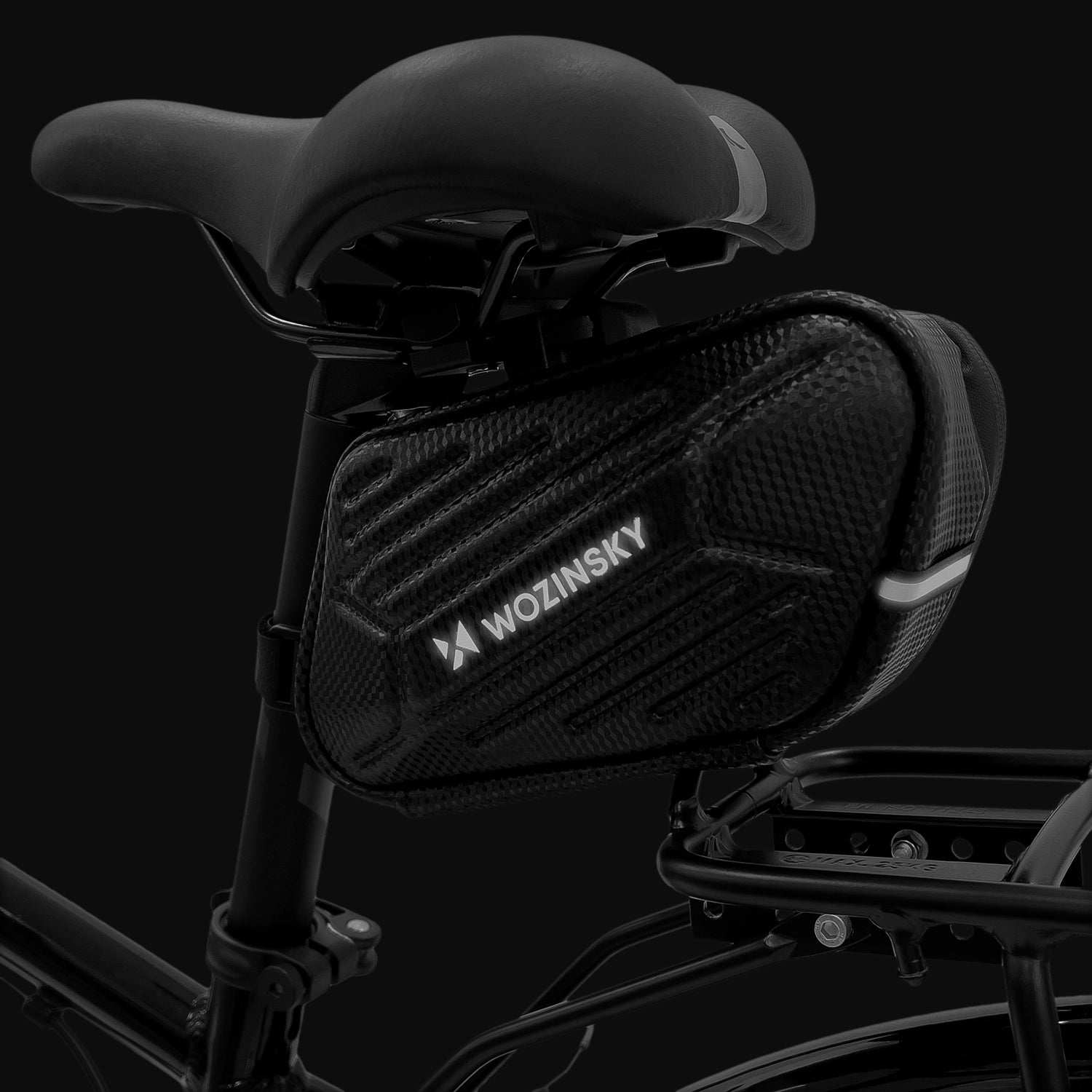Wozinsky Vandensaugus Žemiau Sedalko Krepšys 1,5L – Juodas (WBB27BK) -- Bicycle Bags