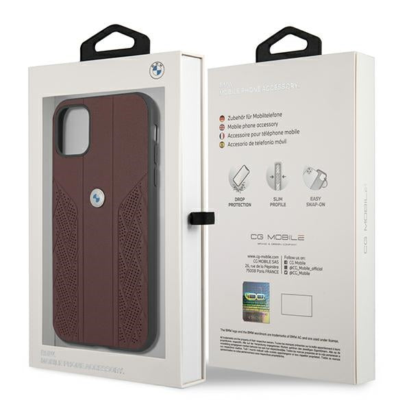 BMW odinis dėklas iPhone 11 / XR – raudonas -- iPhone 11