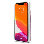 Guess dėklas iPhone 13 mini – rožinis, blizgus