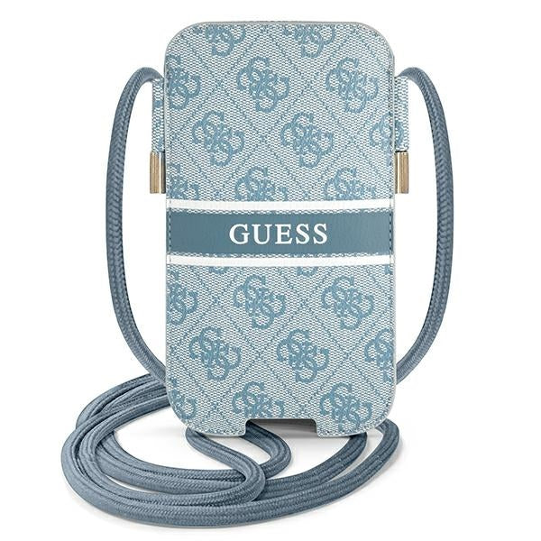 Guess rankinis krepšys GUPHL4GDBL 6,7" mėlynas hardcase 4G Stripe -- Uncategorized