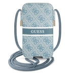 Guess rankinis krepšys GUPHL4GDBL 6,7" mėlynas hardcase 4G Stripe -- Uncategorized