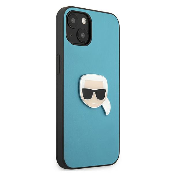 Karl Lagerfeld odinis dėklas iPhone 13 mini – mėlynas