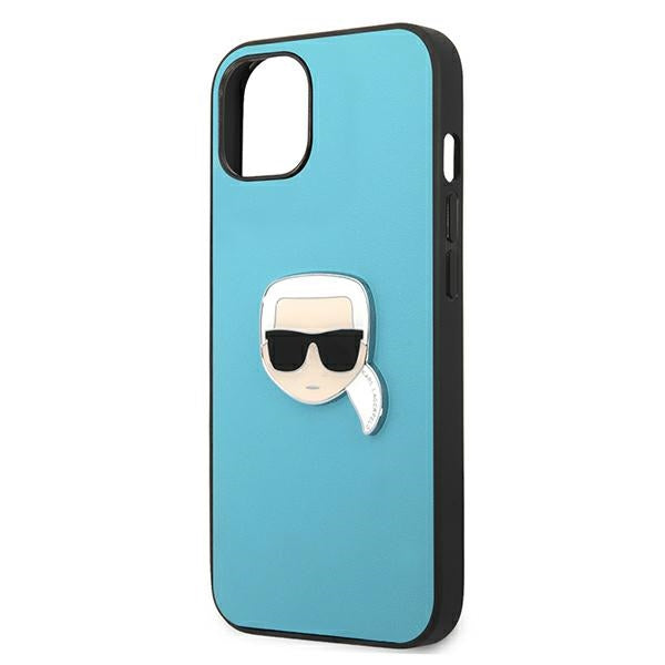 Karl Lagerfeld odinis dėklas iPhone 13 mini – mėlynas