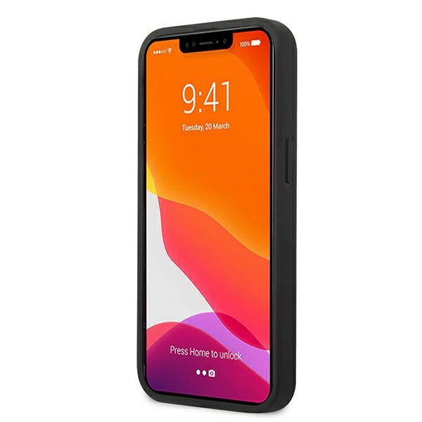 Karl Lagerfeld odinis dėklas iPhone 13 mini – rožinis