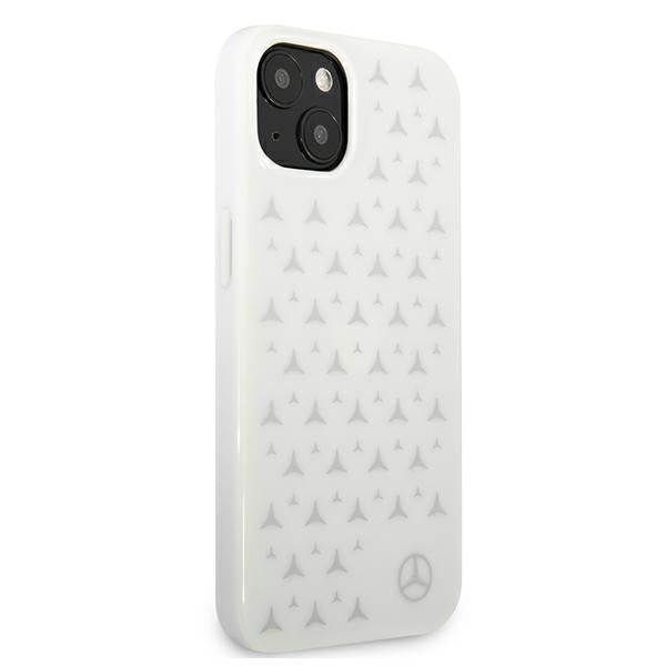 Mercedes-Benz Stars Pattern dėklas iPhone 13/14/15 – baltas -- iPhone 13
