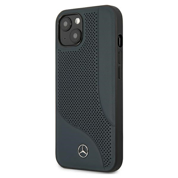 Mercedes-Benz odinis dėklas iPhone 13 mini – tamsiai mėlynas