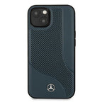 Mercedes-Benz odinis dėklas iPhone 13 mini – tamsiai mėlynas