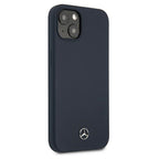 Mercedes silikoninis dėklas iPhone 13 mini – tamsiai mėlynas