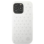 Mercedes-Benz Stars Pattern dėklas iPhone 13 Pro Max – baltas