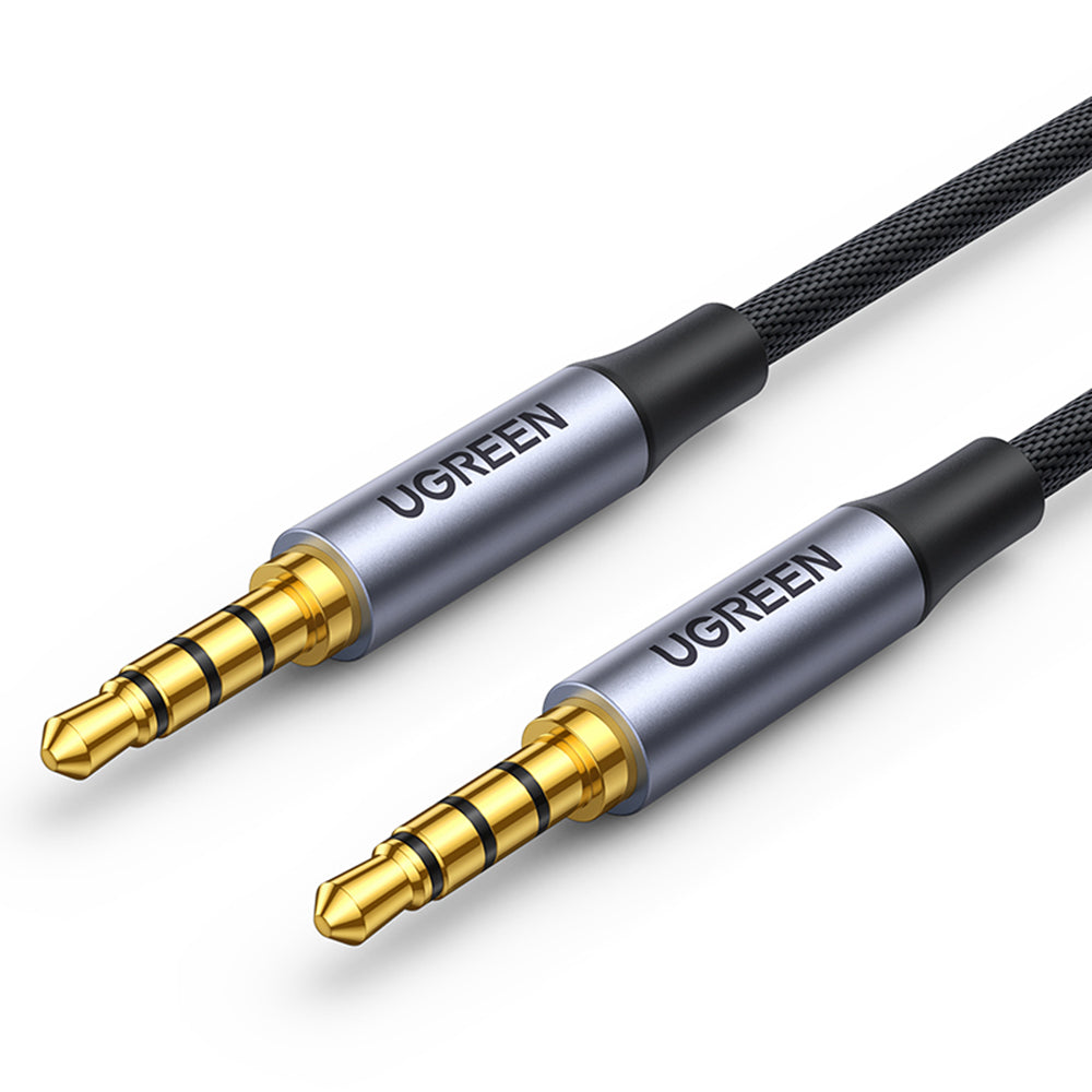 Ugreen AV183 20785 kabelis 3,5mm mini jack / 3,5mm mini jack 3m - pilkas -- Audio Cables
