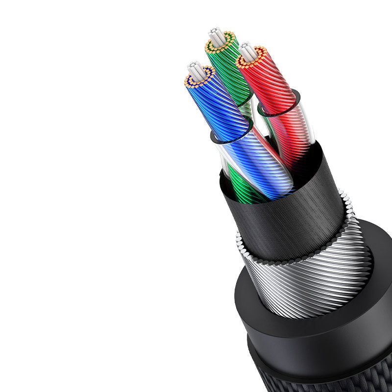 Ugreen AV183 20785 kabelis 3,5mm mini jack / 3,5mm mini jack 3m - pilkas -- Audio Cables