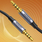 Ugreen AV183 20785 kabelis 3,5mm mini jack / 3,5mm mini jack 3m - pilkas -- Audio Cables