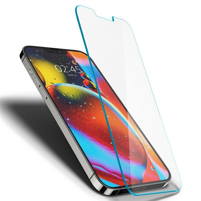 Spigen EZ Fit privatumo stiklas iPhone 13 Pro Max (2 vnt.)
