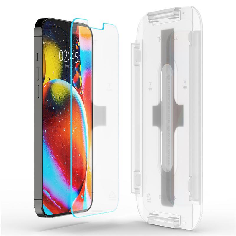 Spigen EZ Fit privatumo stiklas iPhone 13 Pro Max (2 vnt.)